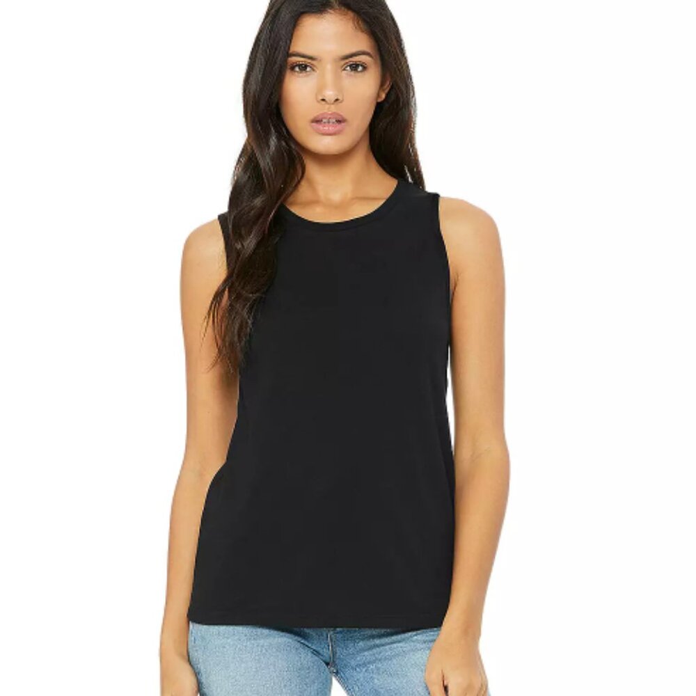BELLA MUSCLE JERSEY TANK (S-L)(NEVER WORN)